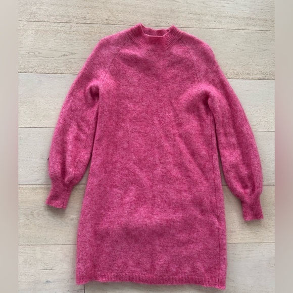 Sézane Enola dress in peony size M - Picture 5 of 9